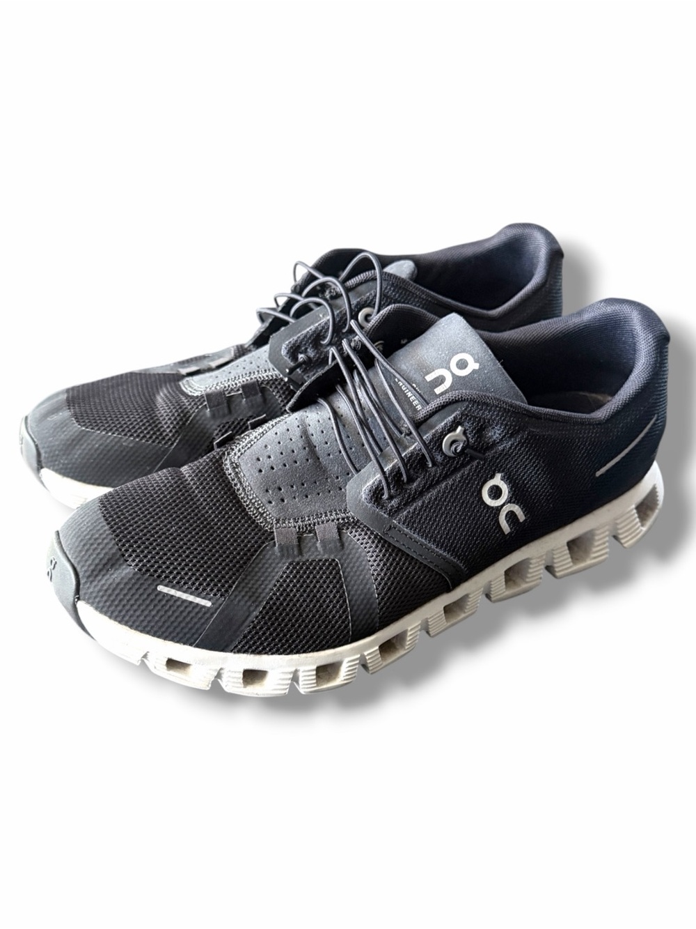 On Cloud 5 Running Sneakers Shoes Size 9.5 Navy Blue